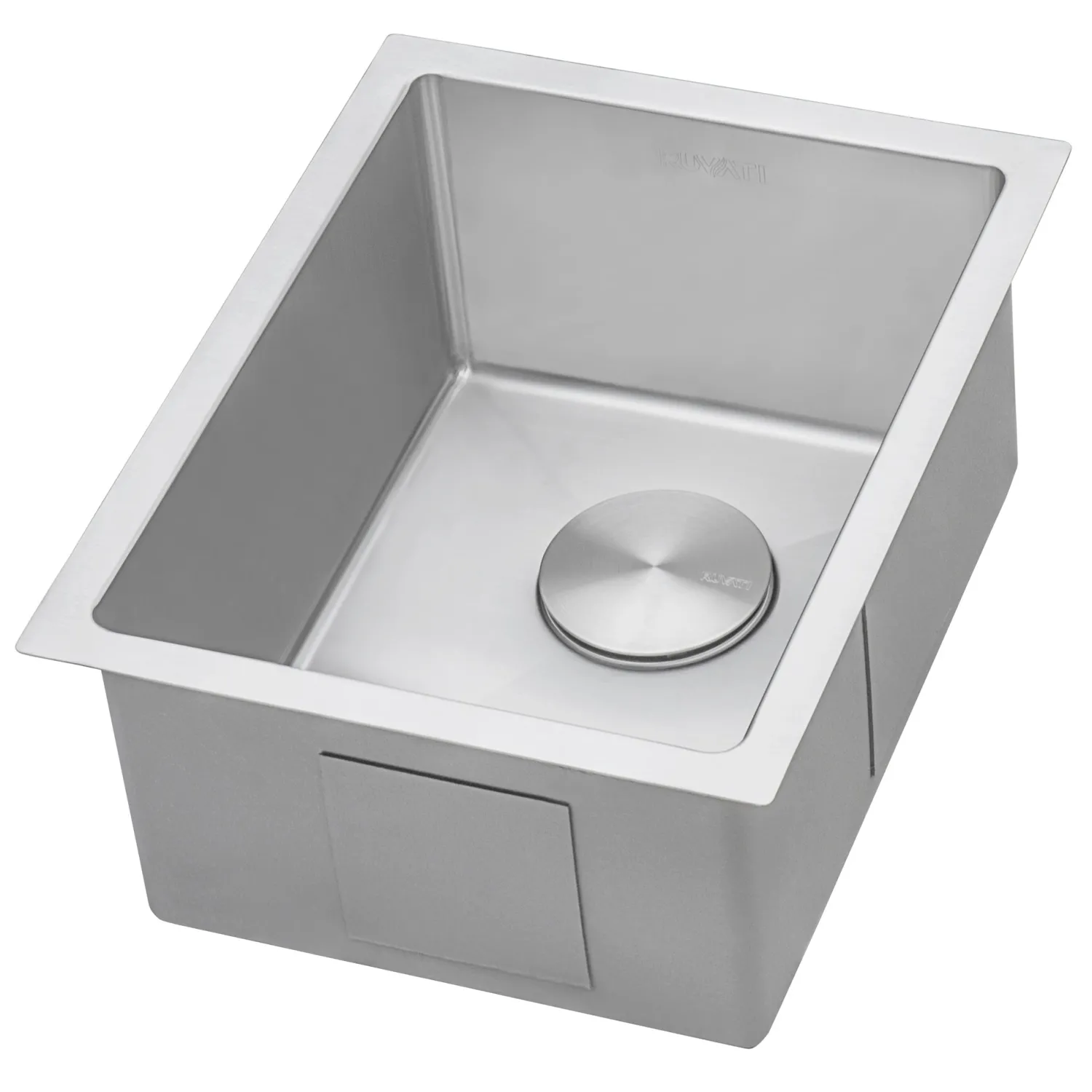 RVH7116 16 x 18" Undermount Bar Prep Tight Radius 16 Gauge Stainless Steel Single Bowl Kitchen Sink Bar / Prep Sinks