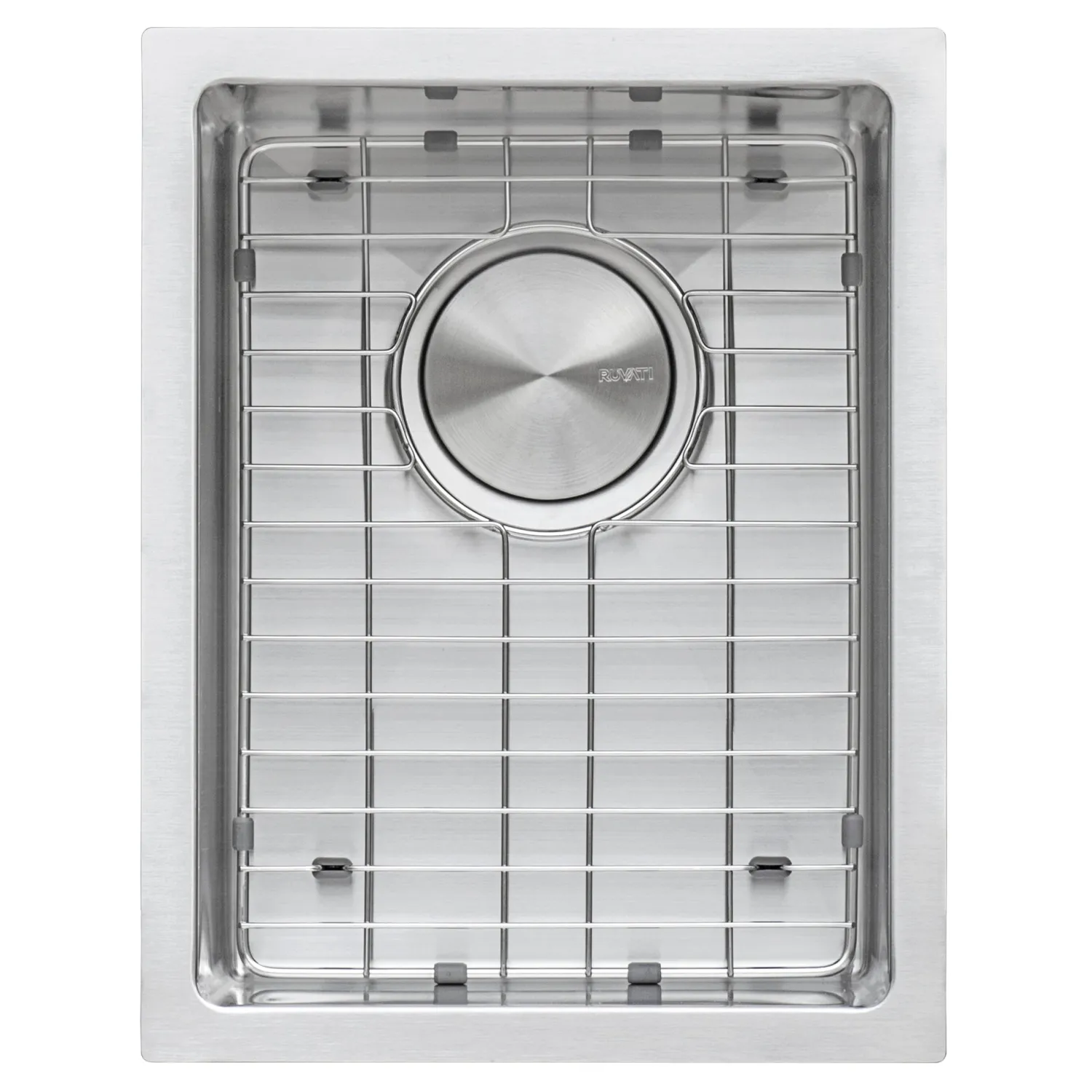 RVH7116 16 x 18" Undermount Bar Prep Tight Radius 16 Gauge Stainless Steel Single Bowl Kitchen Sink Bar / Prep Sinks