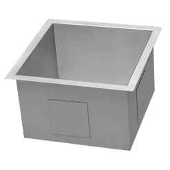RVH7115 15 x 15" Undermount 16 Gauge Zero Radius Single Bowl Bar Prep Square Kitchen Sink Sinks For Tight Spaces|Bar / Prep Sinks
