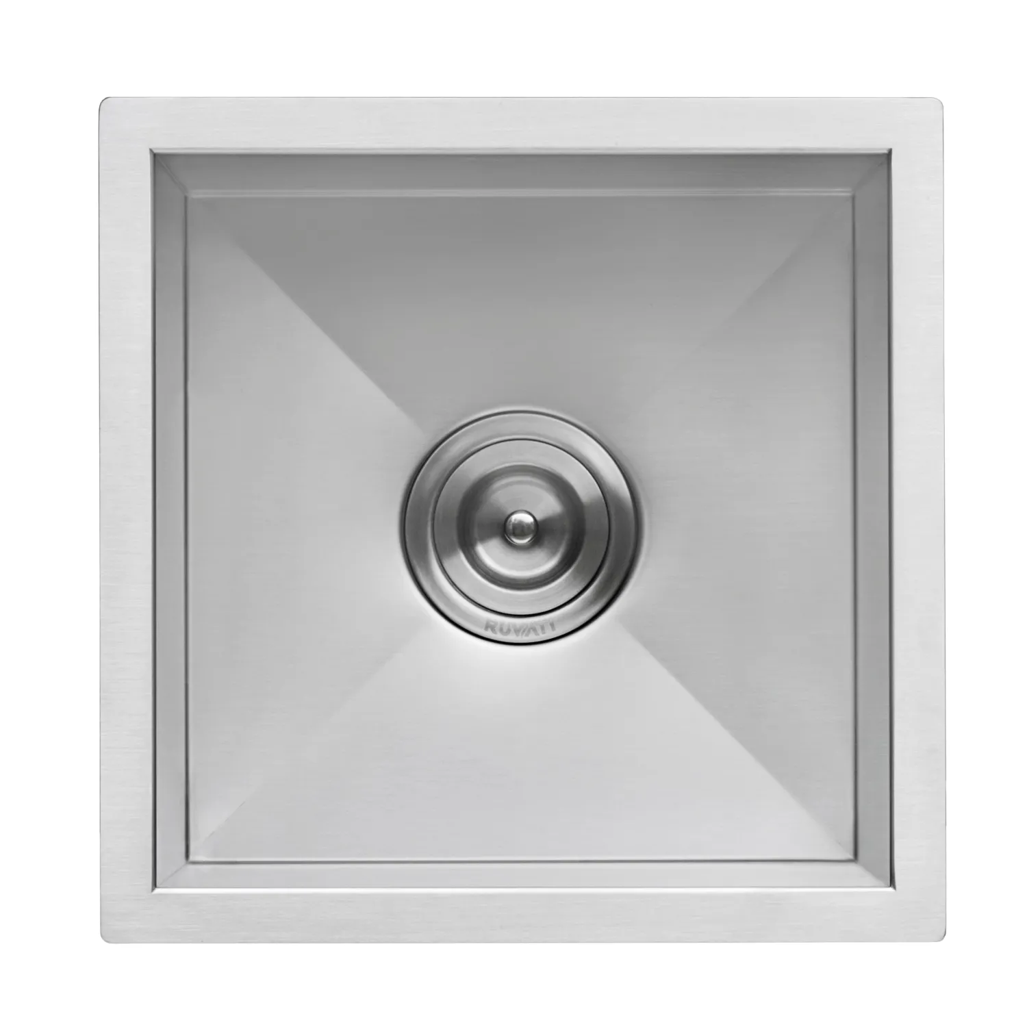 Online RVH7113 13 x 15" Undermount 16 Gauge Zero Radius Stainless Steel Single Bowl Bar Prep Kitchen Sink Sinks For Tight Spaces|Bar / Prep Sinks