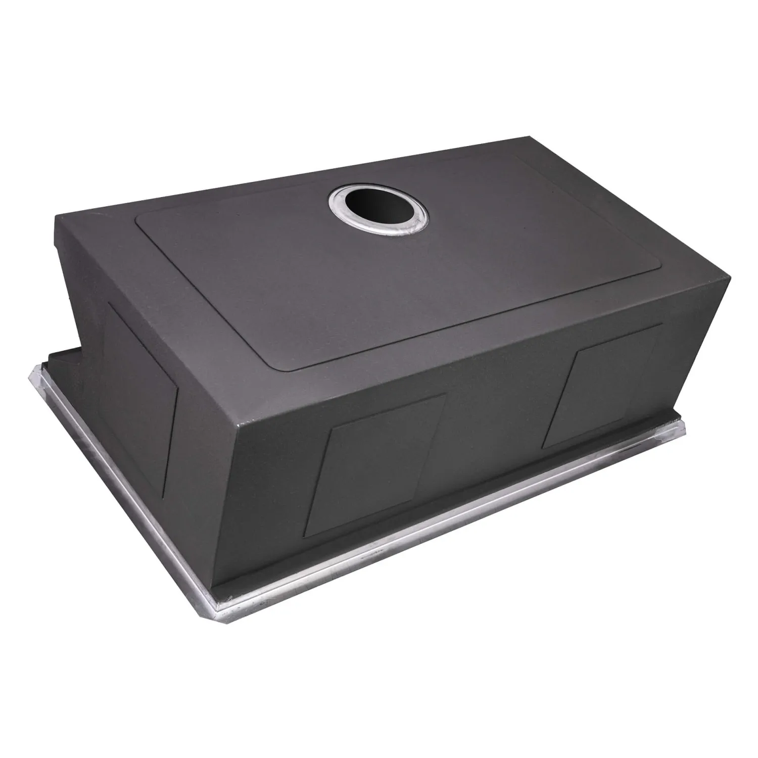 Sale 33" Single Bowl Kitchen Sink with Glass Rinser Stainless Steel Sinks|Single Bowl Sinks