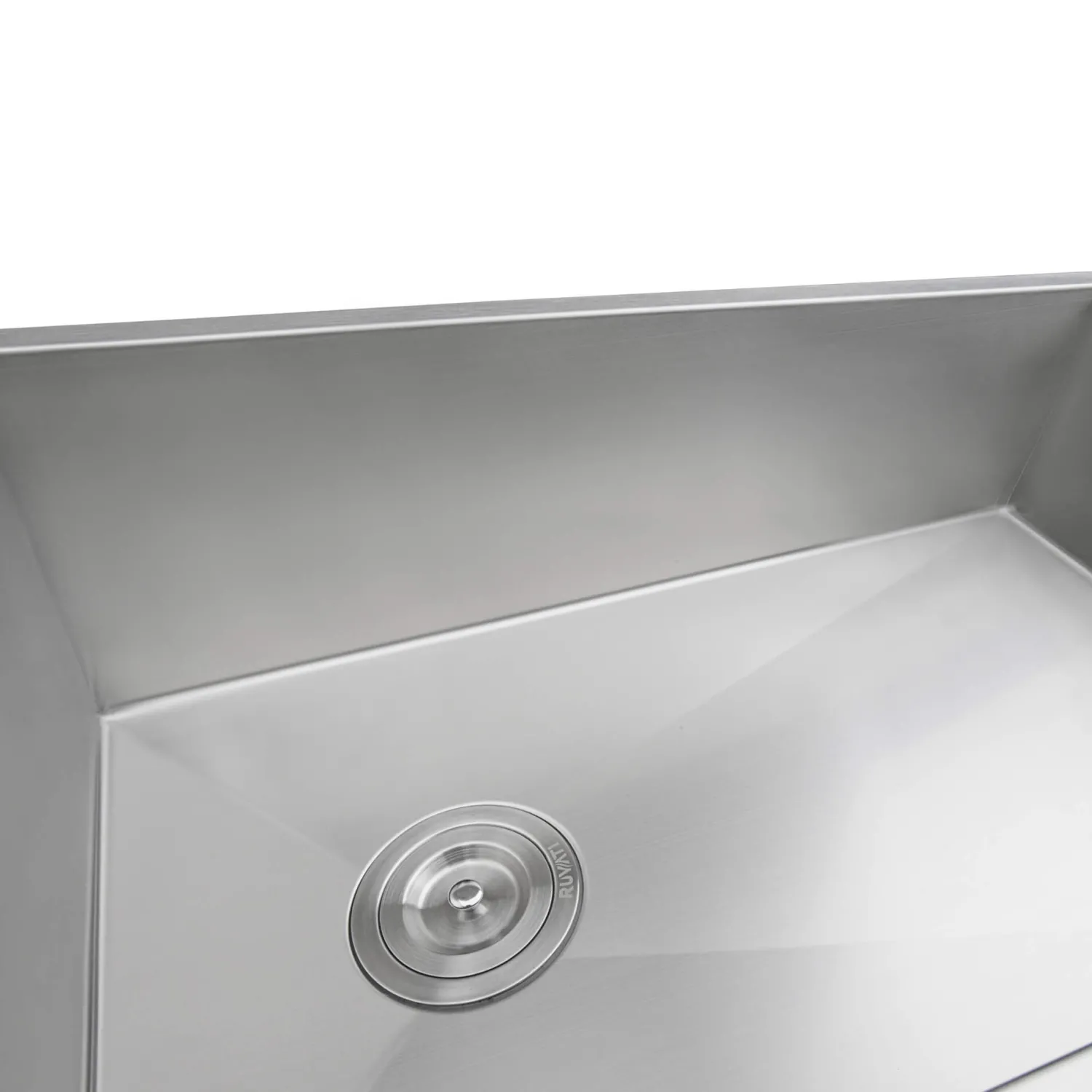 Discount 36" Slope Bottom Offset Drain Undermount 16 Gauge Stainless Kitchen Sink Stainless Steel Sinks|Undermount Sinks
