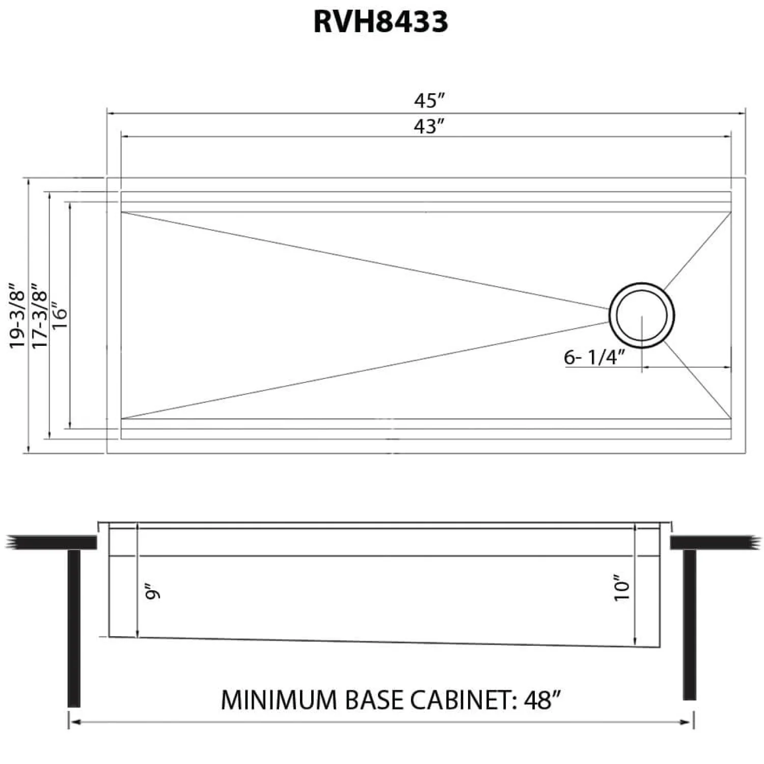 Hot 45" Topmount Two-Tiered Workstation Kitchen Sink Drop-In / Top Mount Sinks|Single Bowl Sinks