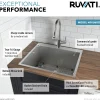 Online Topmount 25" x 22" x 12" 16 Gauge Stainless Steel Laundry Utility Sink Stainless Steel Sinks|Single Bowl Sinks