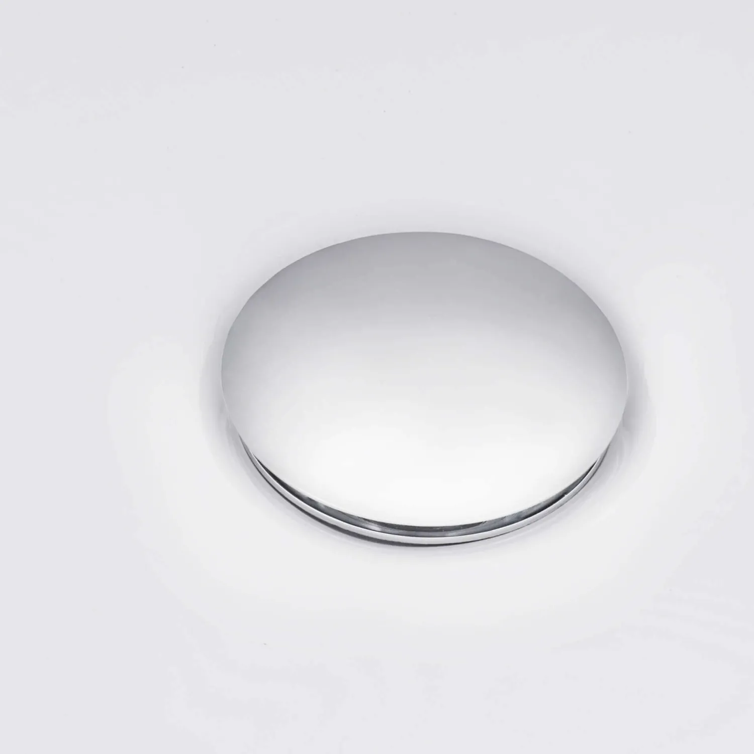 Best Umbrella Style Push Pop-up Drain for Bathroom Sinks without Overflow in Chrome Finish Sink Drains|Overflow Bathroom Sink Drains