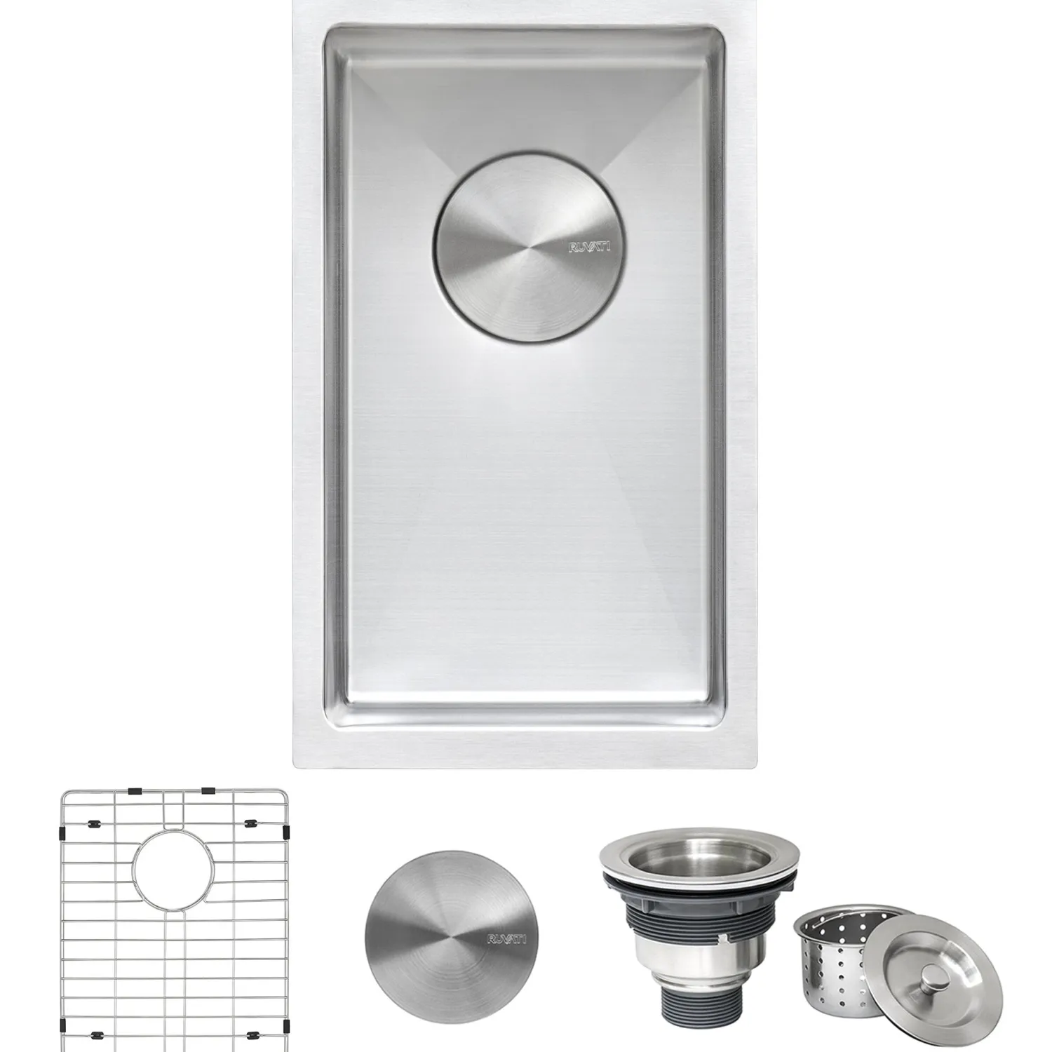 New 10" Undermount Bar Prep Tight Raduis 16 Gauge Stainless Steel Kitchen Sink Stainless Steel Sinks|Single Bowl Sinks