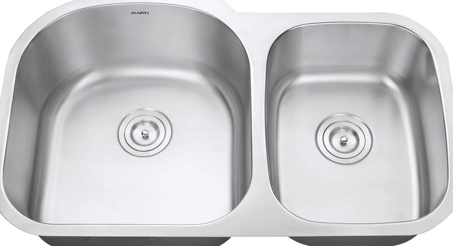 Sale 34" Undermount Double Bowl 16 Gauge Stainless Steel Kitchen Sink Stainless Steel Sinks|Double Bowl Sinks