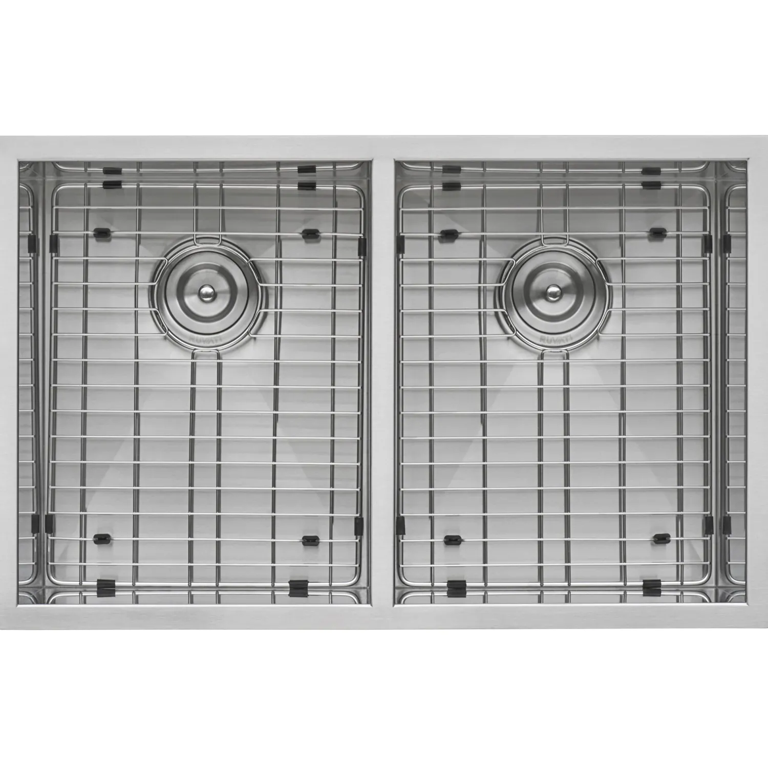 Sale 30" Undermount 50/50 Double Bowl Zero Radius 16 Gauge Stainless Steel Kitchen Sink Stainless Steel Sinks|Double Bowl Sinks