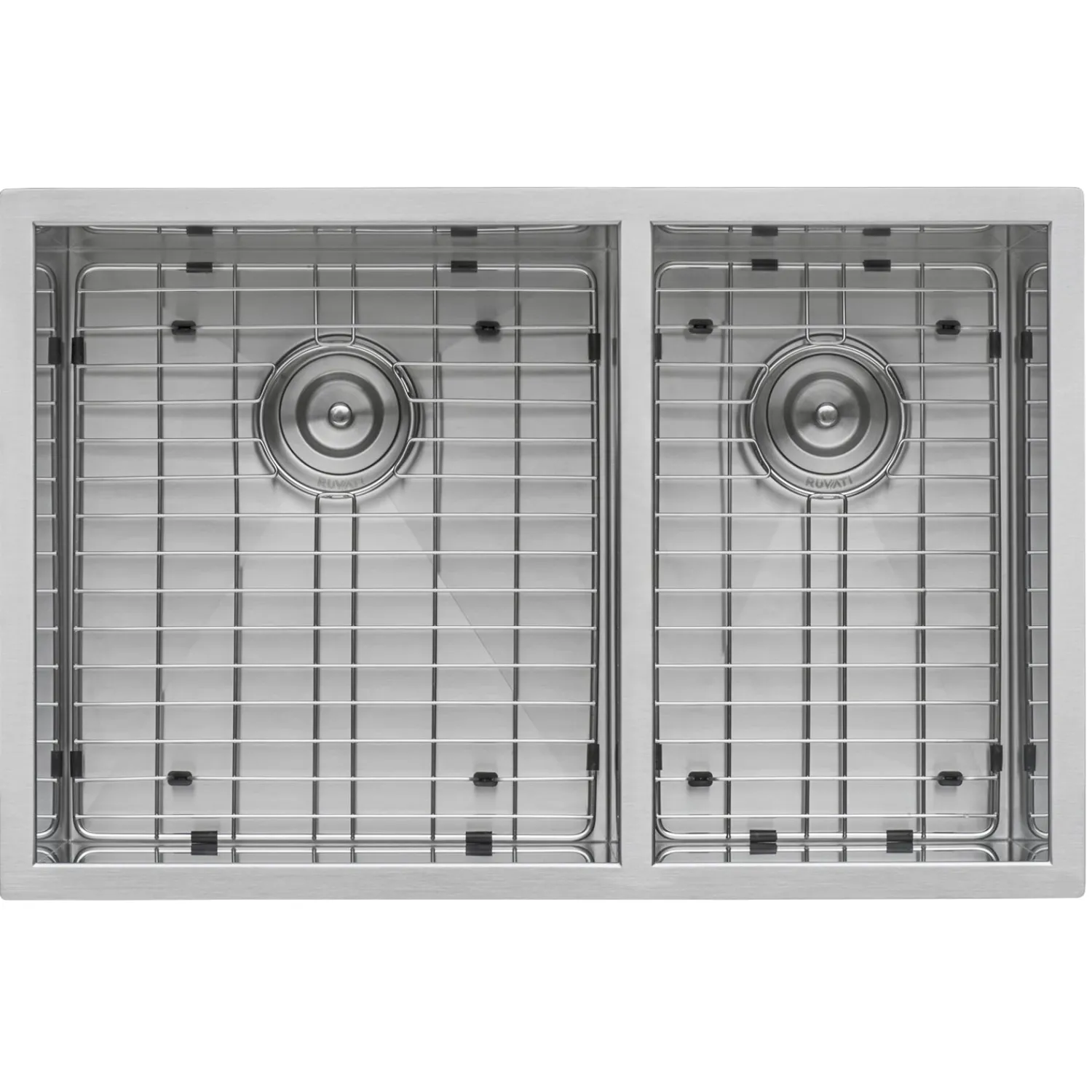 Sale 29" Undermount 60/40 Double Bowl Zero Radius 16 Gauge Stainless Steel Kitchen Sink Stainless Steel Sinks|Double Bowl Sinks