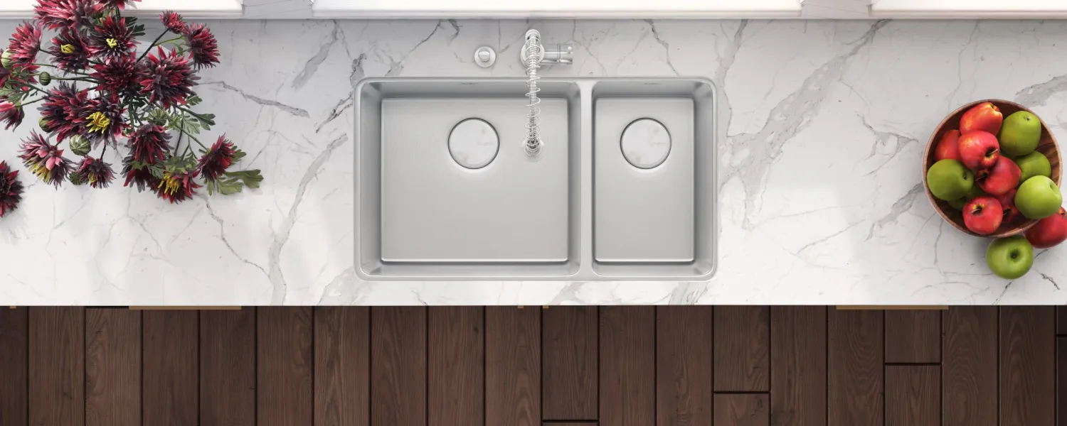 Hot 32" Undermount 70/30 Double Bowl 16 Gauge Stainless Steel Kitchen Sink Stainless Steel Sinks|Double Bowl Sinks