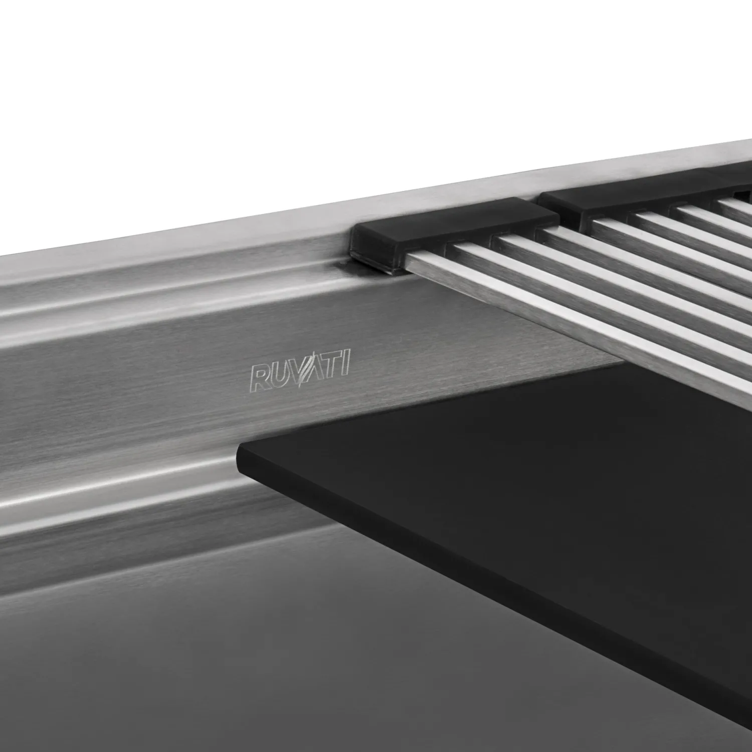 Clearance 33" Undermount Dual-Tier Workstation Kitchen Sink Workstation Sinks|Stainless Steel Sinks