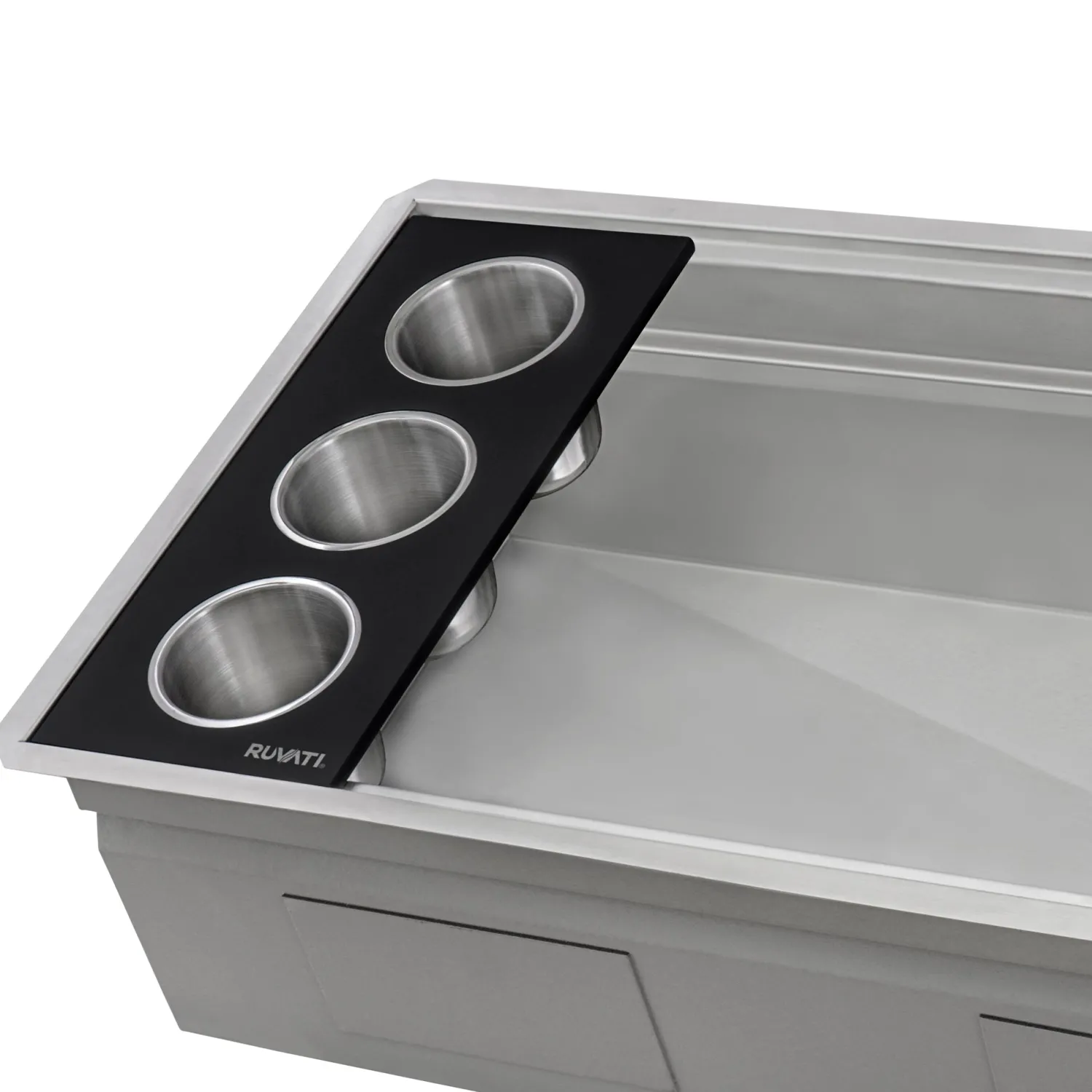 Clearance 33" Undermount Dual-Tier Workstation Kitchen Sink Workstation Sinks|Stainless Steel Sinks