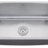 Clearance 32" Undermount 16 Gauge Stainless Steel Single Bowl Kitchen Sink Stainless Steel Sinks|Single Bowl Sinks
