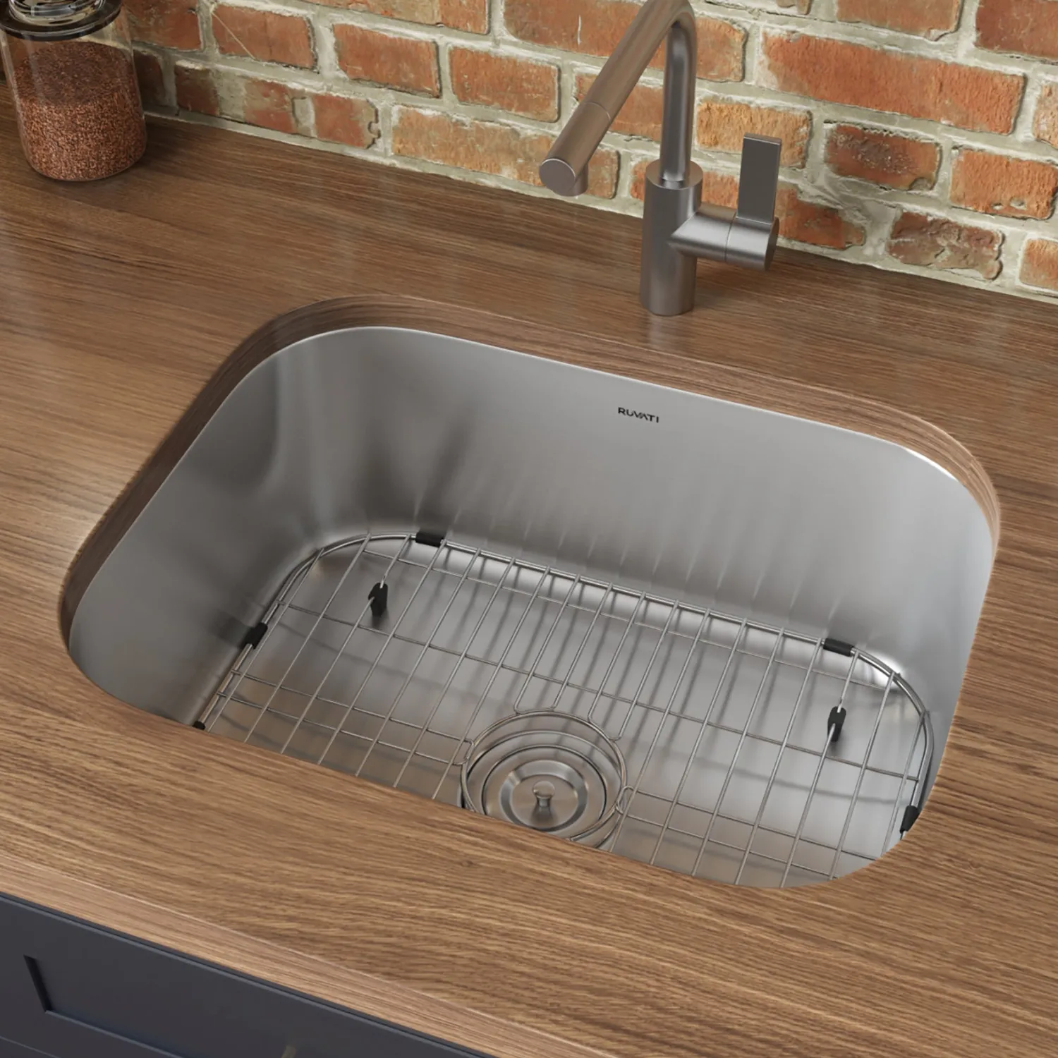 Sale 21" Undermount 16 Gauge Stainless Steel Single Bowl Kitchen Sink Stainless Steel Sinks|Sinks For Tight Spaces