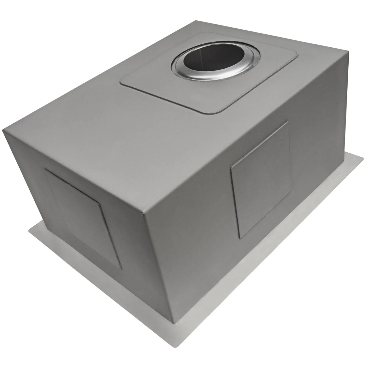 Outlet 14" Undermount 16 Gauge Zero Radius Stainless Steel Single Bowl Bar Prep Kitchen Sink Bar / Prep Sinks