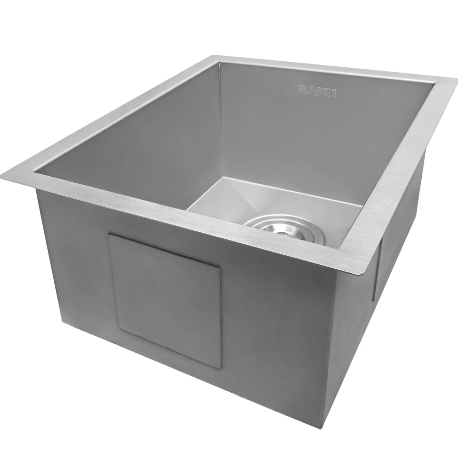 Outlet 14" Undermount 16 Gauge Zero Radius Stainless Steel Single Bowl Bar Prep Kitchen Sink Bar / Prep Sinks