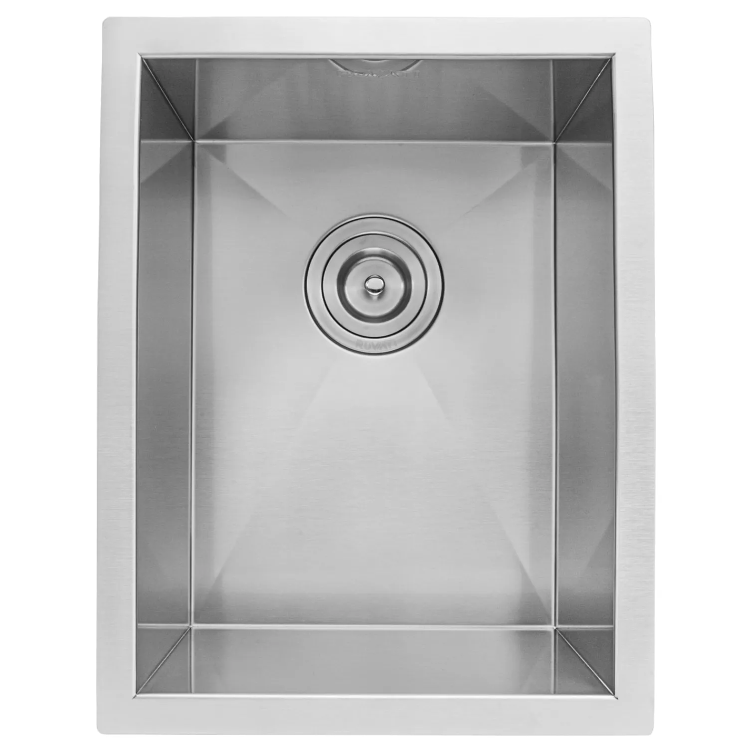 Outlet 14" Undermount 16 Gauge Zero Radius Stainless Steel Single Bowl Bar Prep Kitchen Sink Bar / Prep Sinks