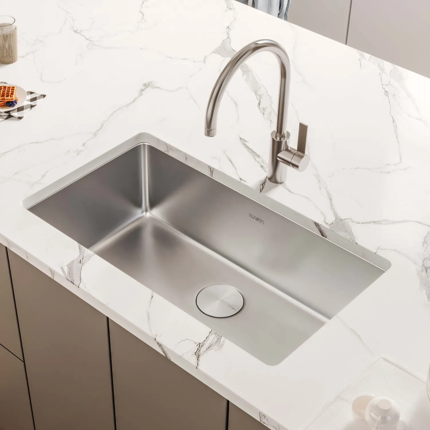 New 27" Undermount Stainless Steel Kitchen Sink Stainless Steel Sinks|Single Bowl Sinks