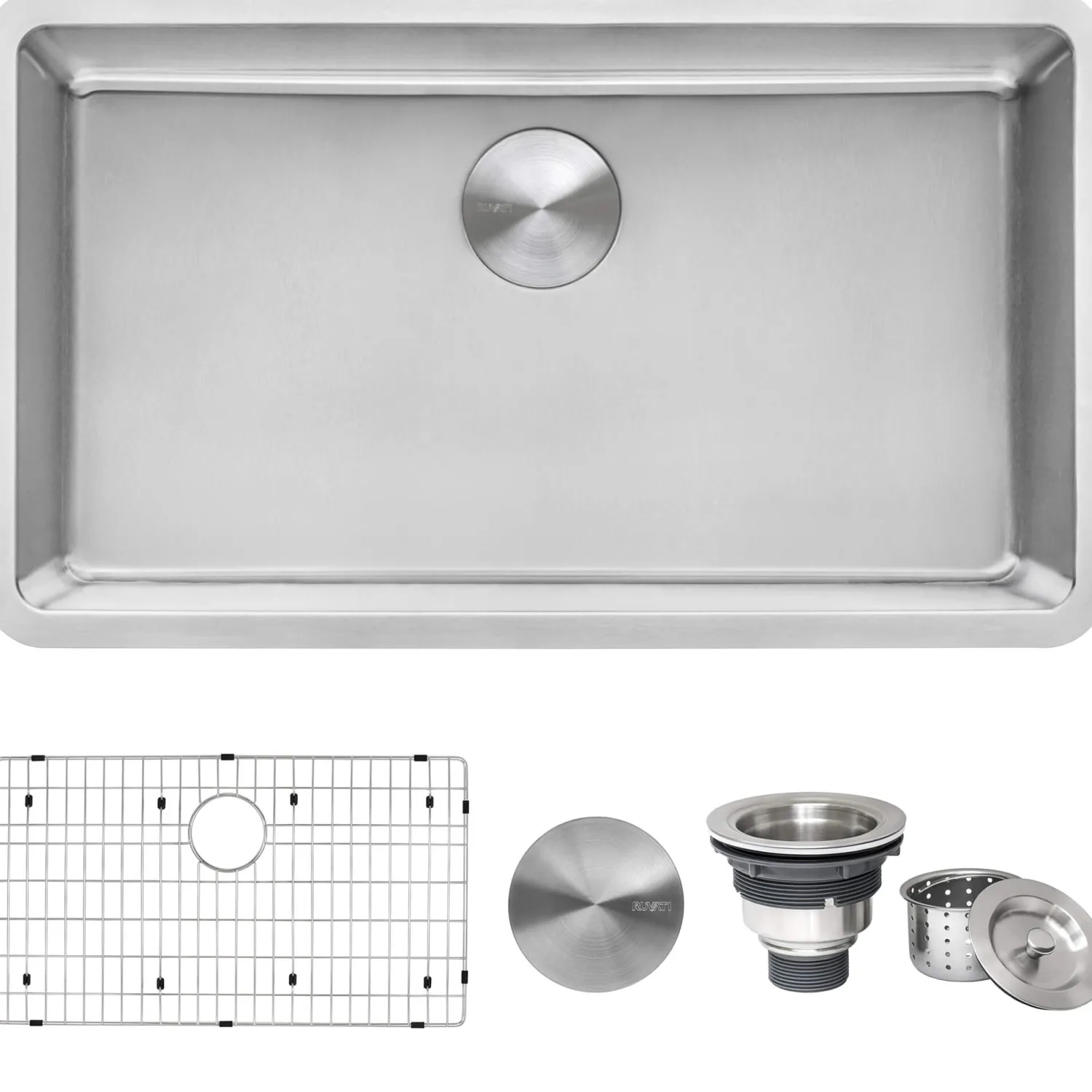New 27" Undermount Stainless Steel Kitchen Sink Stainless Steel Sinks|Single Bowl Sinks