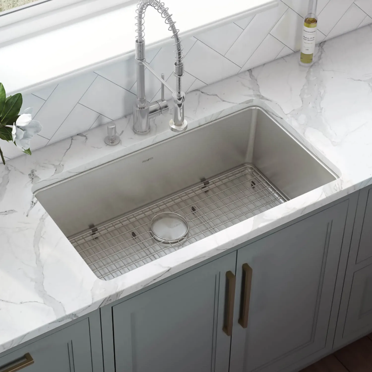 New 27" Undermount Stainless Steel Kitchen Sink Stainless Steel Sinks|Single Bowl Sinks