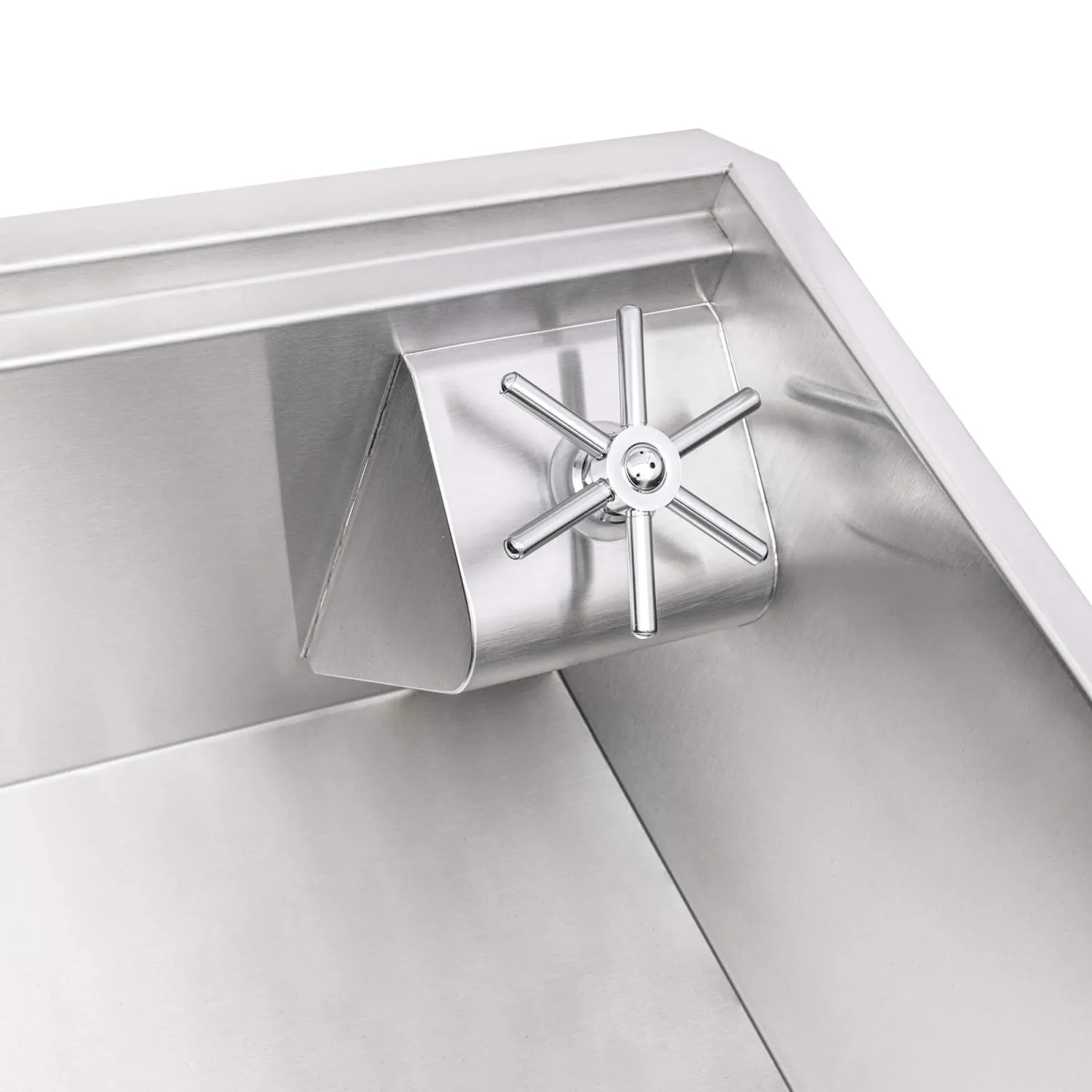 Outlet 32" Undermount Workstation Kitchen Sink with Glass Rinser Workstation Sinks|Stainless Steel Sinks