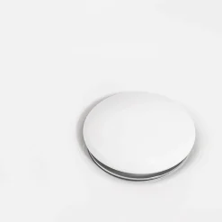 New White Ceramic Top Push Pop-up Drain for Bathroom Sinks without Overflow Sink Drains|Overflow Bathroom Sink Drains
