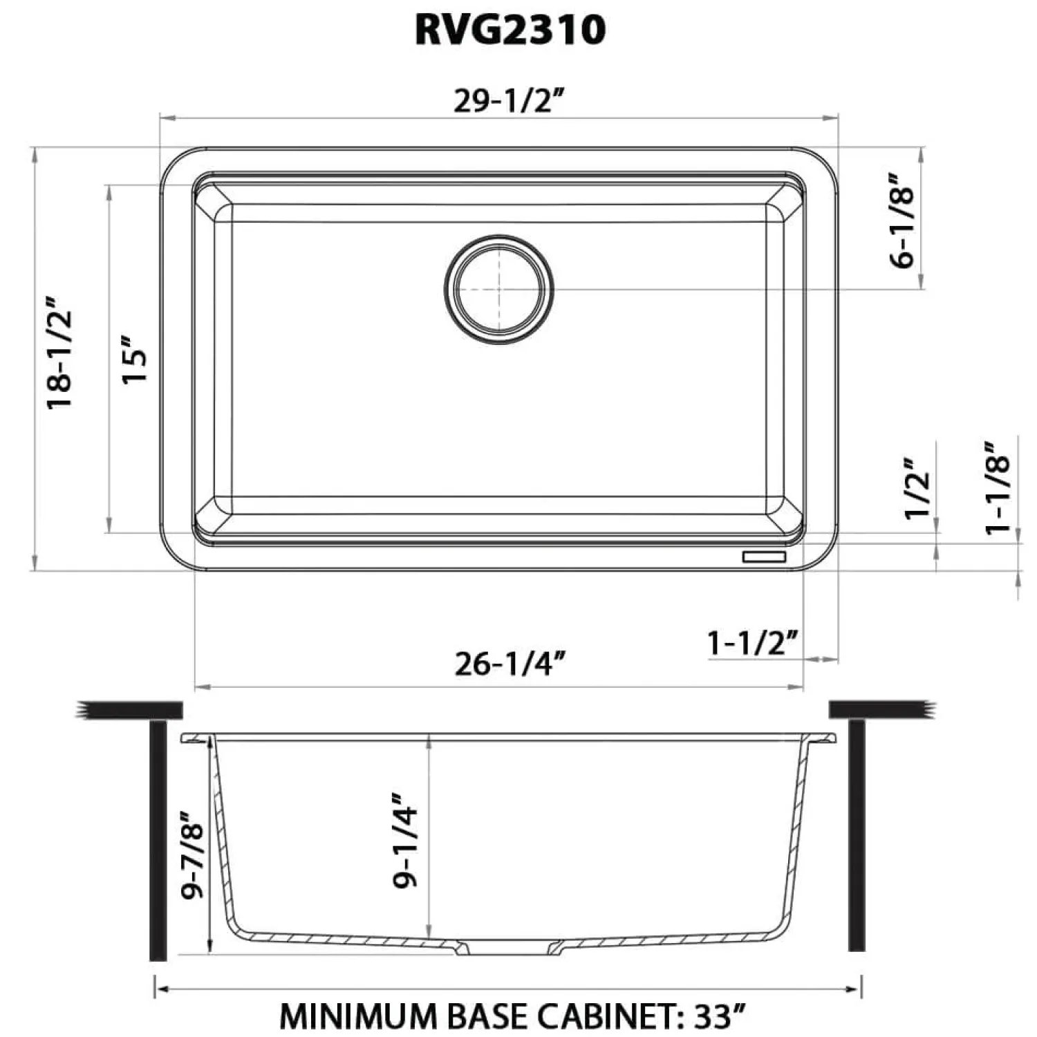 30" White Composite Workstation Sink Single Bowl Sinks|Composite & Quartz Sinks