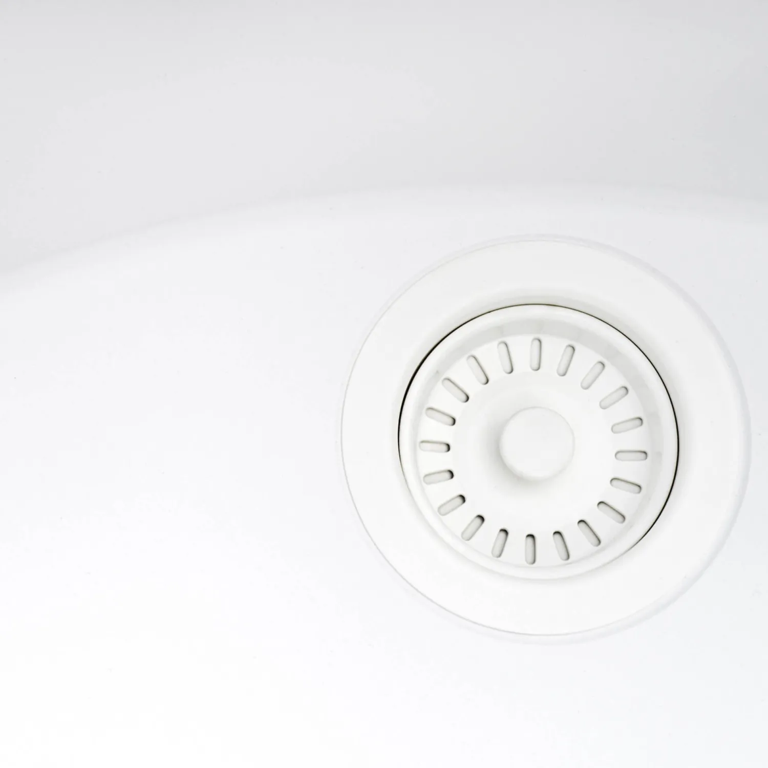 Outlet 23" White Granite Composite Undermount Single Bowl Kitchen Sink Single Bowl Sinks|Composite & Quartz Sinks