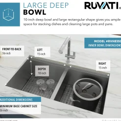 Sale Workstation Ledge 50/50 Double Bowl Undermount 16 Gauge Stainless Steel Kitchen Sink Workstation Sinks|Double Bowl Sinks