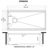 Hot 36" Workstation Offset Drain Undermount 16 Gauge Kitchen Sink Workstation Sinks|Stainless Steel Sinks