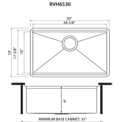 New 30" Workstation Undermount Gunmetal 16 Gauge Stainless Steel Kitchen Sink Undermount Sinks|Single Bowl Sinks