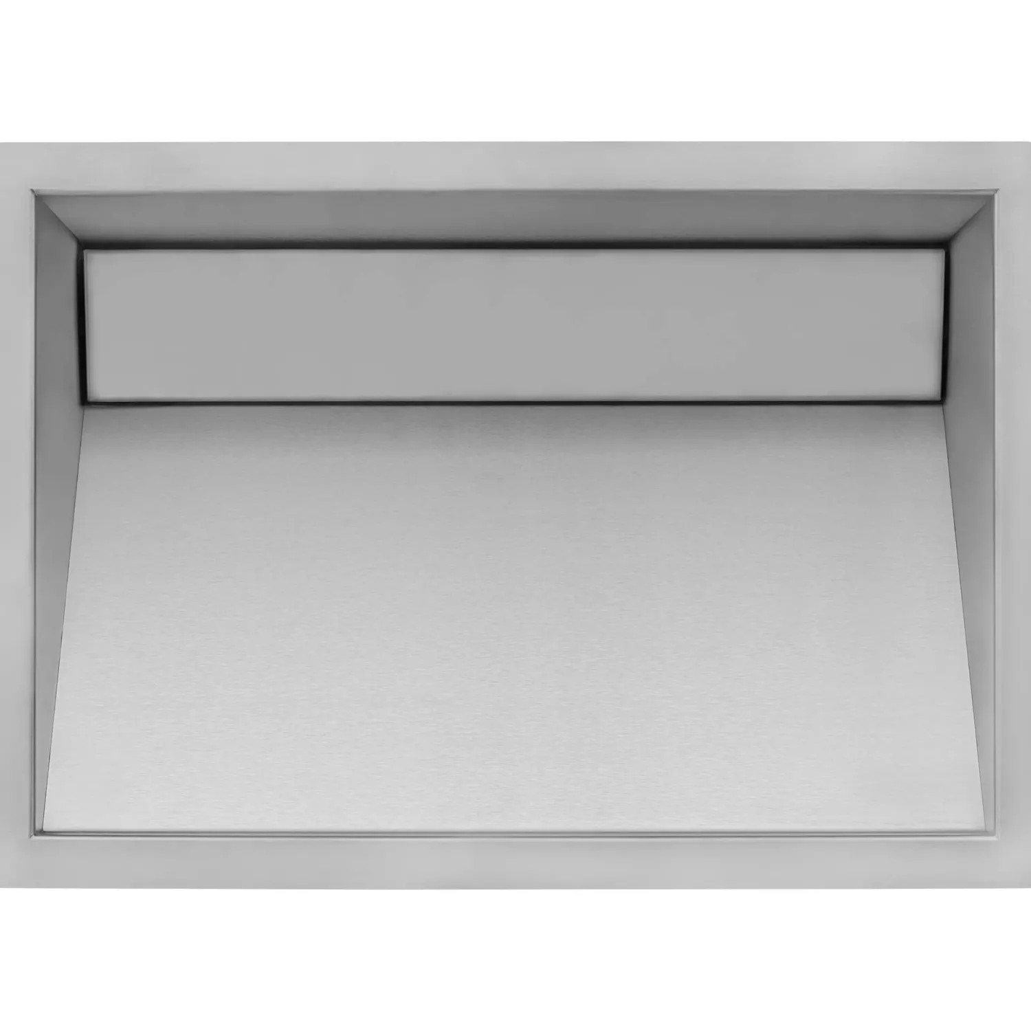 Outlet 20 x 14" Brushed Stainless Steel Undermount Ramp Bathroom Sink Undermount|Stainless Steel Sinks