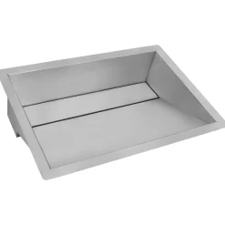 Outlet 20 x 14" Brushed Stainless Steel Undermount Ramp Bathroom Sink Undermount|Stainless Steel Sinks