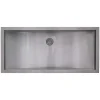 Sale 34 x 14" Brushed Stainless Steel Undermount Rectangular Bathroom Sink Undermount|Stainless Steel Sinks
