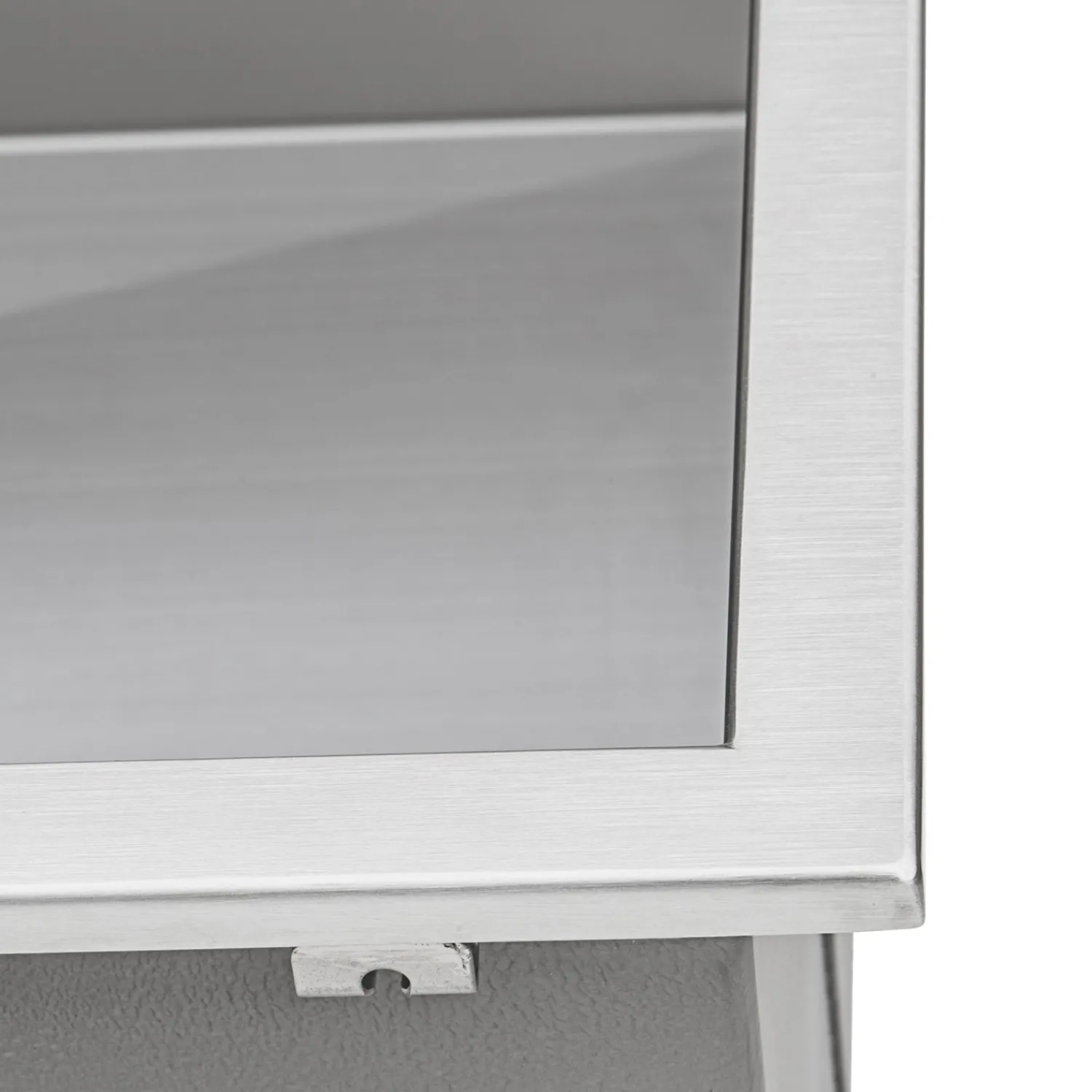 Hot 33 x 22" Drop-in Topmount 16 Gauge Zero Radius Stainless Steel Single Bowl Kitchen Sink Drop-In / Top Mount Sinks|Stainless Steel Sinks