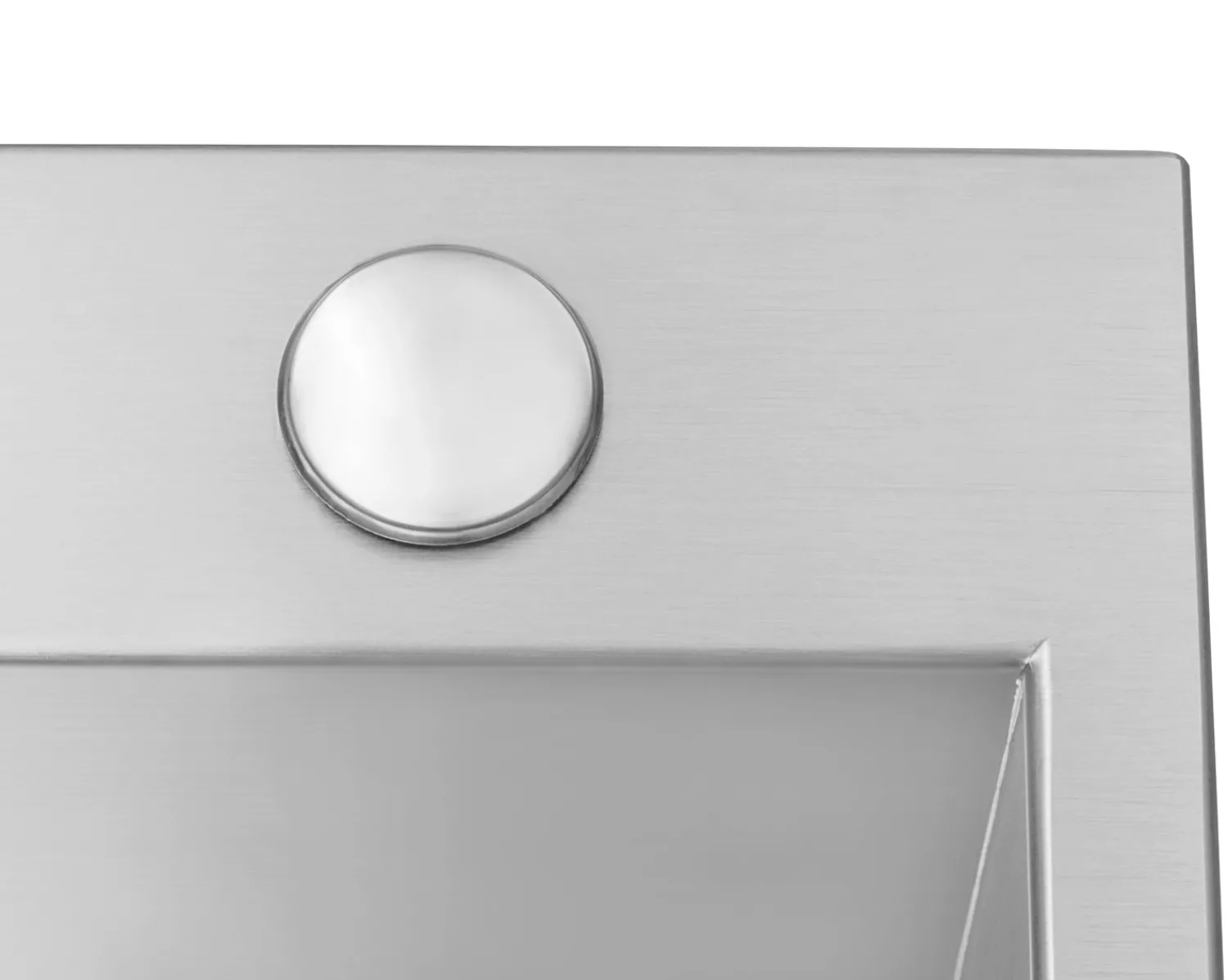 Hot 33 x 22" Drop-in Topmount 16 Gauge Zero Radius Stainless Steel Single Bowl Kitchen Sink Drop-In / Top Mount Sinks|Stainless Steel Sinks