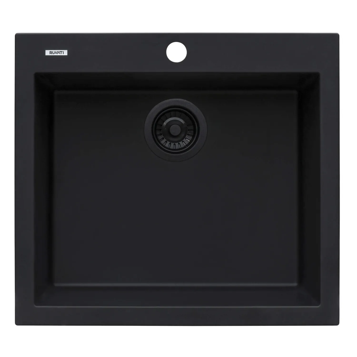 Hot 22 x 20" epiGranite Dual-Mount Granite Composite Single Bowl Kitchen Sink Drop-In / Top Mount Sinks|Sinks For Tight Spaces