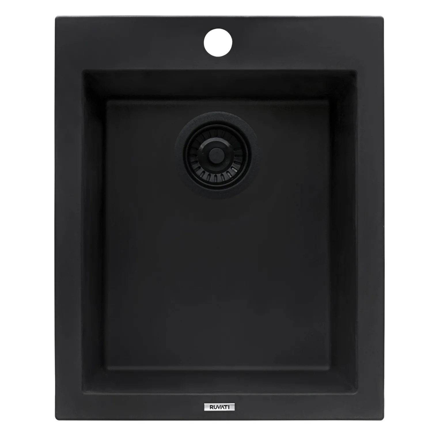 Hot 16 x 20" epiGranite Dual-Mount Granite Composite Single Bowl Kitchen Sink Drop-In / Top Mount Sinks|Sinks For Tight Spaces