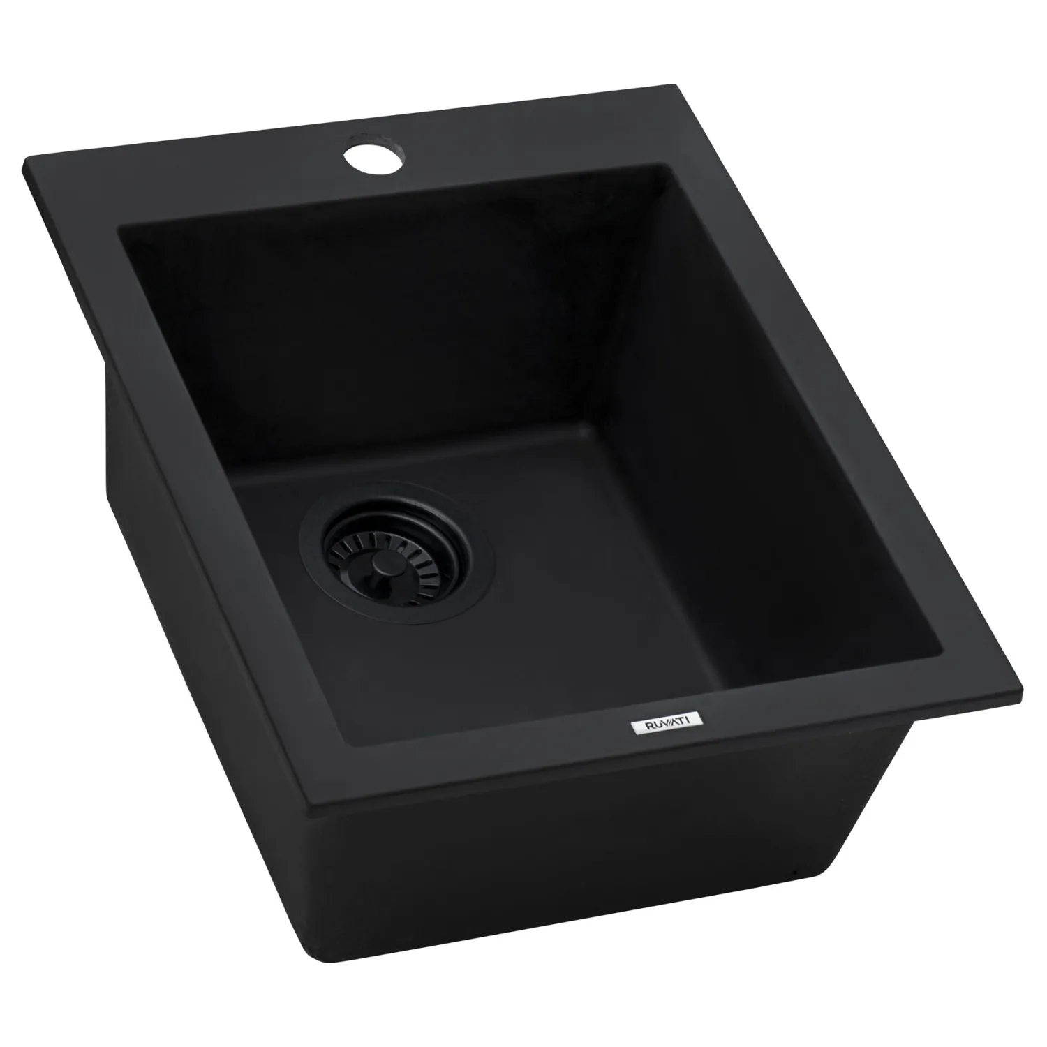 Hot 16 x 20" epiGranite Dual-Mount Granite Composite Single Bowl Kitchen Sink Drop-In / Top Mount Sinks|Sinks For Tight Spaces