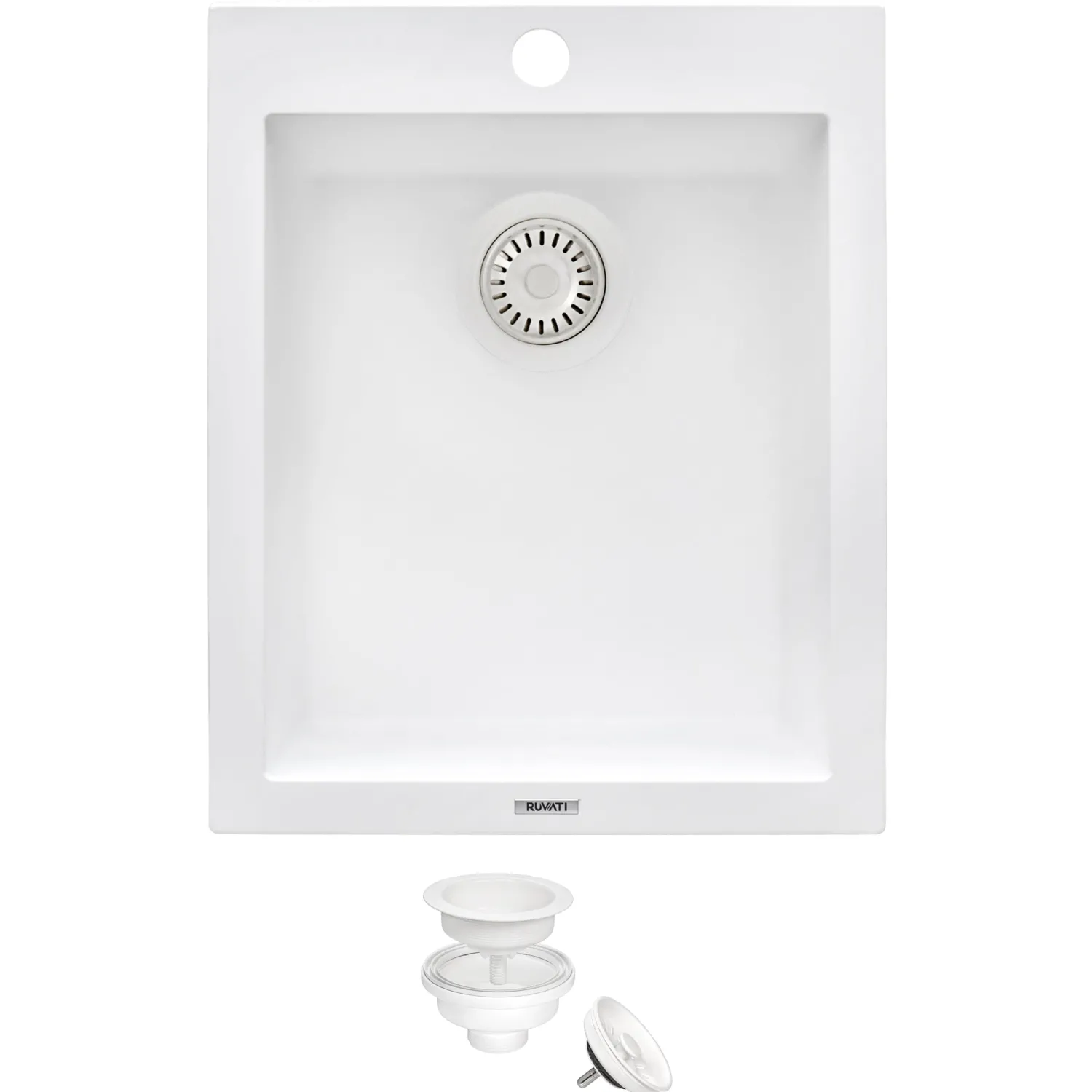 Hot 16 x 20" epiGranite Dual-Mount Granite Composite Single Bowl Kitchen Sink Drop-In / Top Mount Sinks|Sinks For Tight Spaces