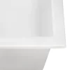 Outlet 23 x 20" epiGranite Dual-Mount Granite Composite Single Bowl Kitchen Sink Drop-In / Top Mount Sinks|Sinks For Tight Spaces