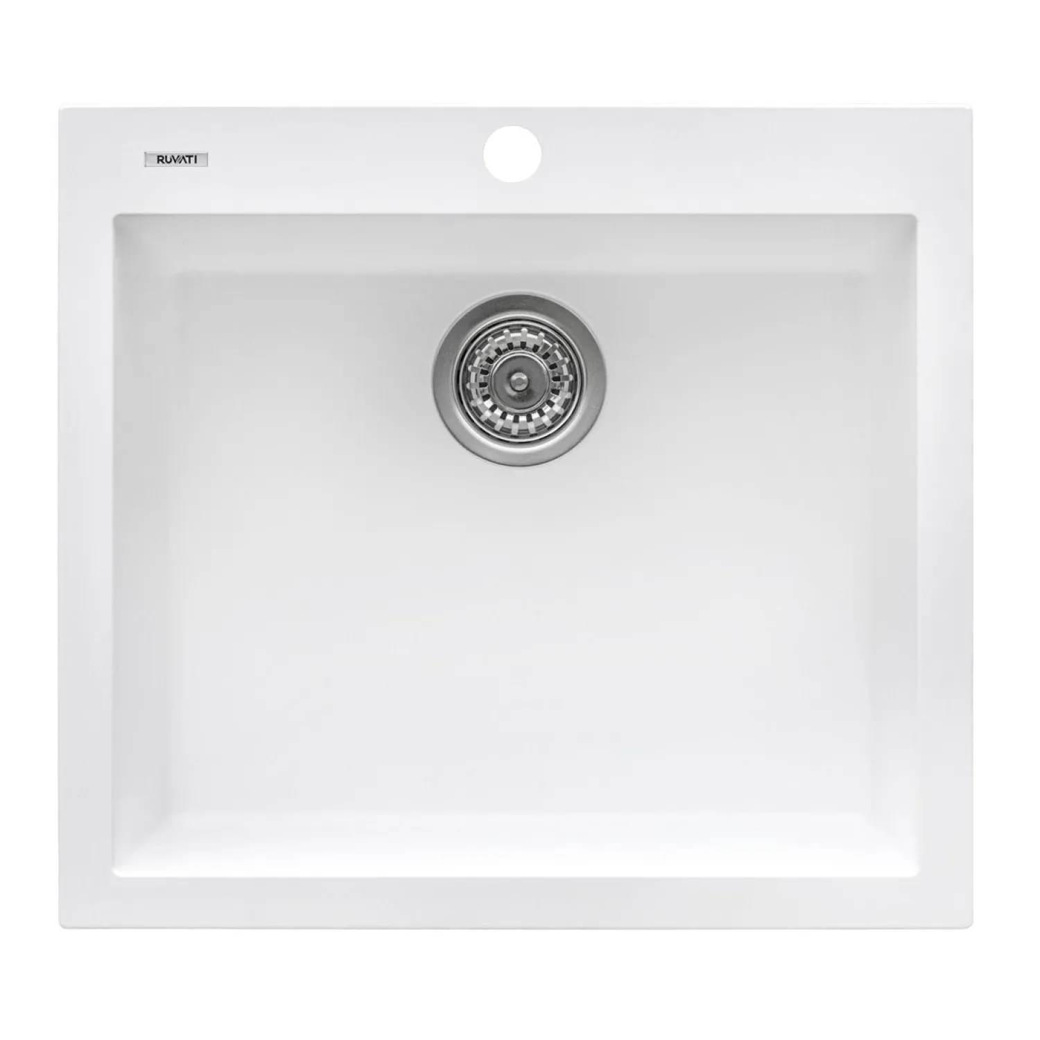 Outlet 23 x 20" epiGranite Dual-Mount Granite Composite Single Bowl Kitchen Sink Drop-In / Top Mount Sinks|Sinks For Tight Spaces