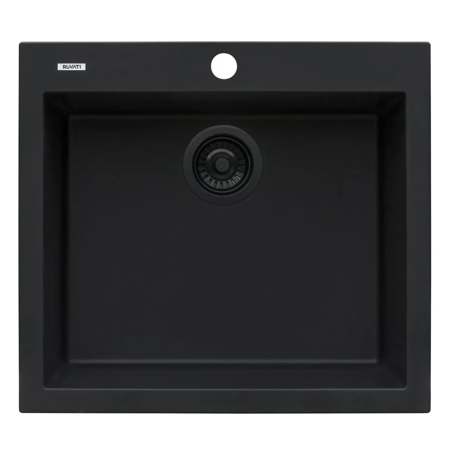 Outlet 23 x 20" epiGranite Dual-Mount Granite Composite Single Bowl Kitchen Sink Drop-In / Top Mount Sinks|Sinks For Tight Spaces