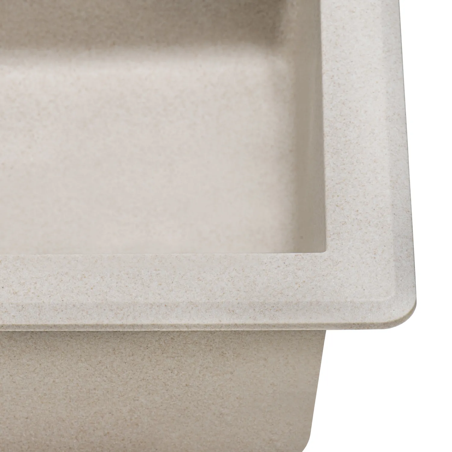 Hot 33 x 22" epiGranite Dual-Mount Double Bowl Granite Composite Kitchen Sink Drop-In / Top Mount Sinks|Double Bowl Sinks