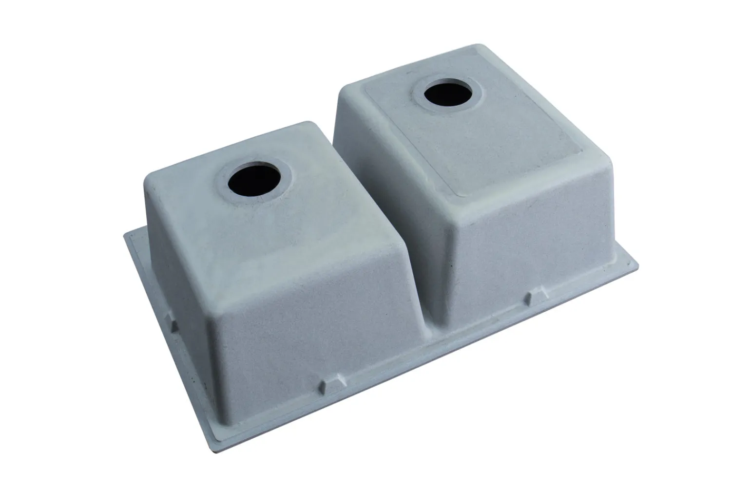 New 33 x 22" epiGranite Dual-Mount Granite Composite Double Bowl Kitchen Sink Drop-In / Top Mount Sinks|Double Bowl Sinks