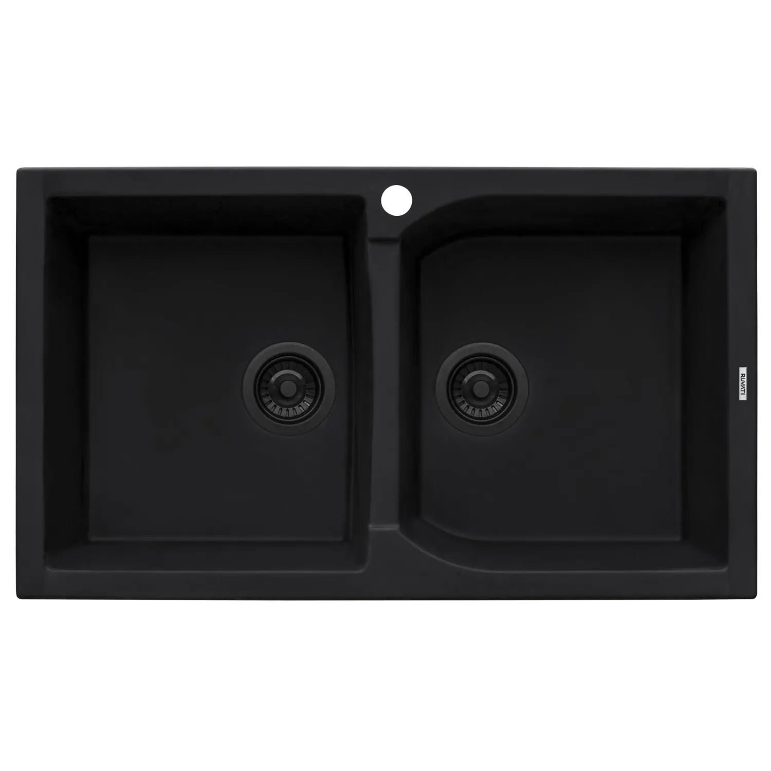 Outlet 34 x 20" epiGranite Dual-Mount Granite Composite Double Bowl Kitchen Sink Drop-In / Top Mount Sinks|Sinks For Tight Spaces