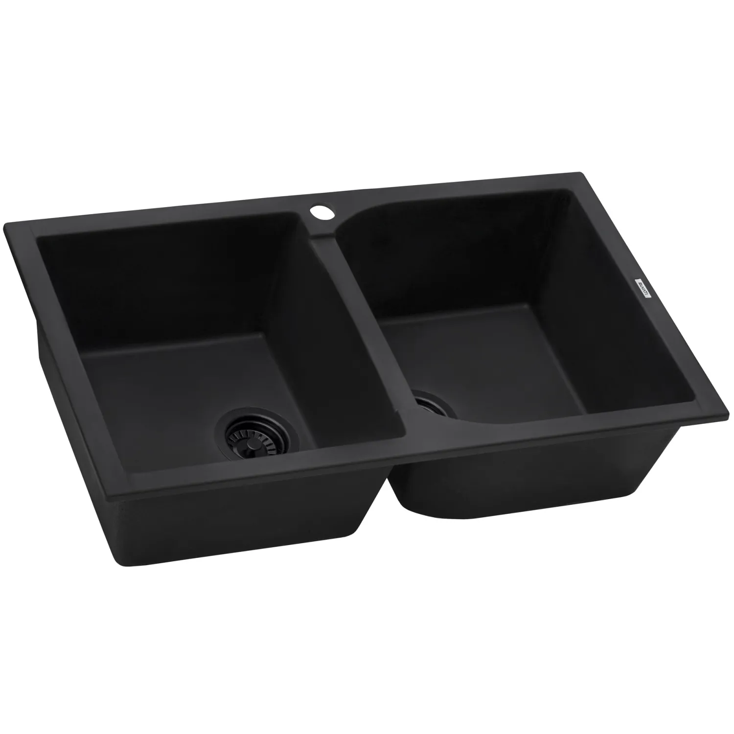 Outlet 34 x 20" epiGranite Dual-Mount Granite Composite Double Bowl Kitchen Sink Drop-In / Top Mount Sinks|Sinks For Tight Spaces