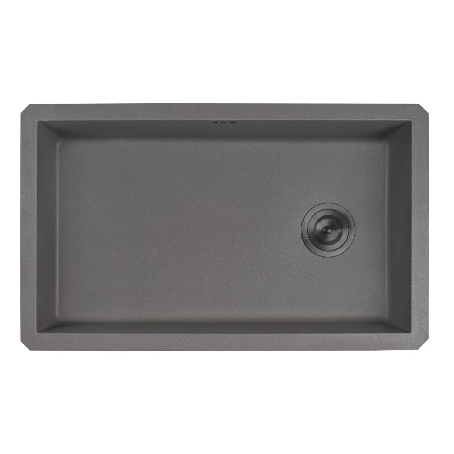 31 x 19" epiGranite Undermount Granite Composite Single Bowl Kitchen Sink Single Bowl Sinks|Undermount Sinks