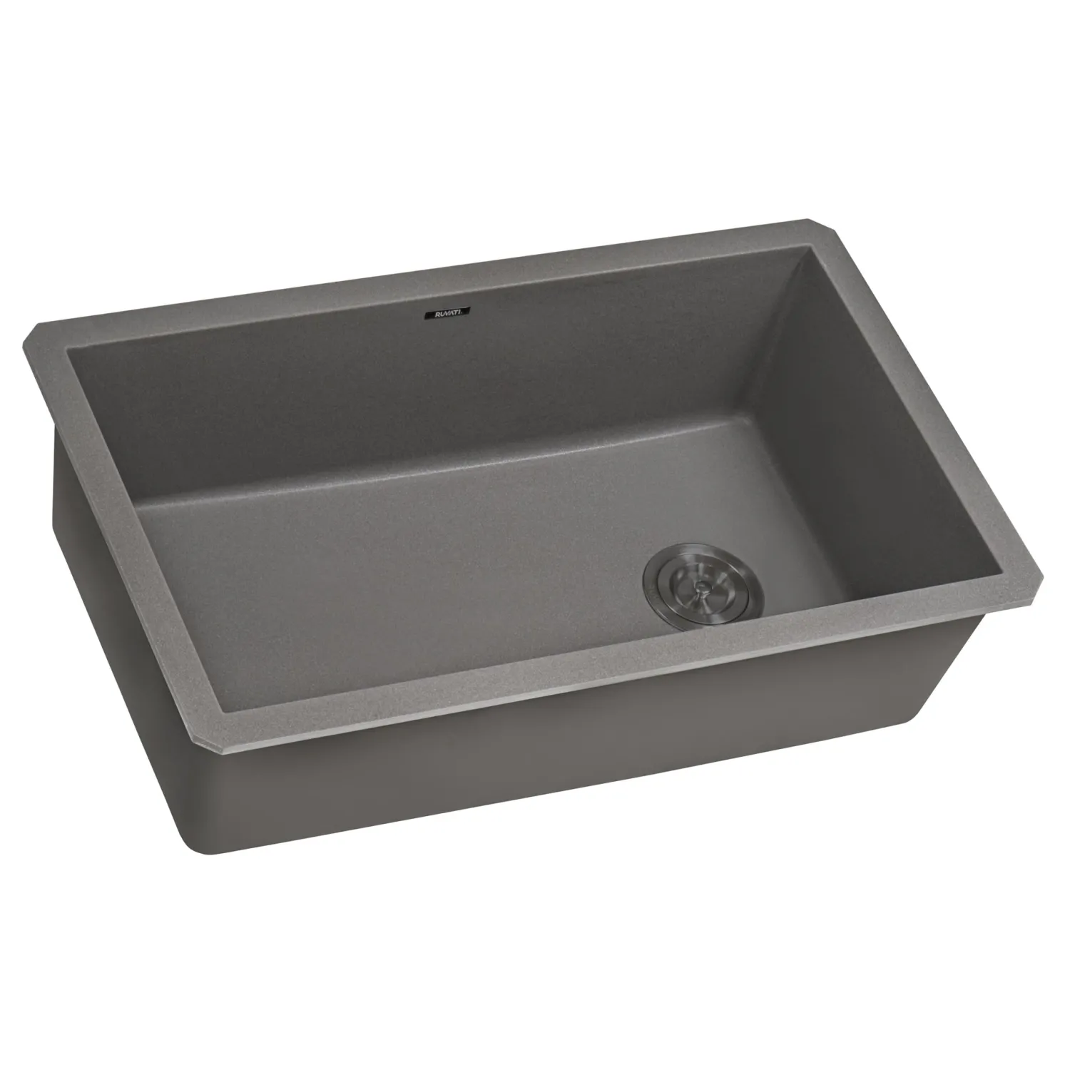 31 x 19" epiGranite Undermount Granite Composite Single Bowl Kitchen Sink Single Bowl Sinks|Undermount Sinks