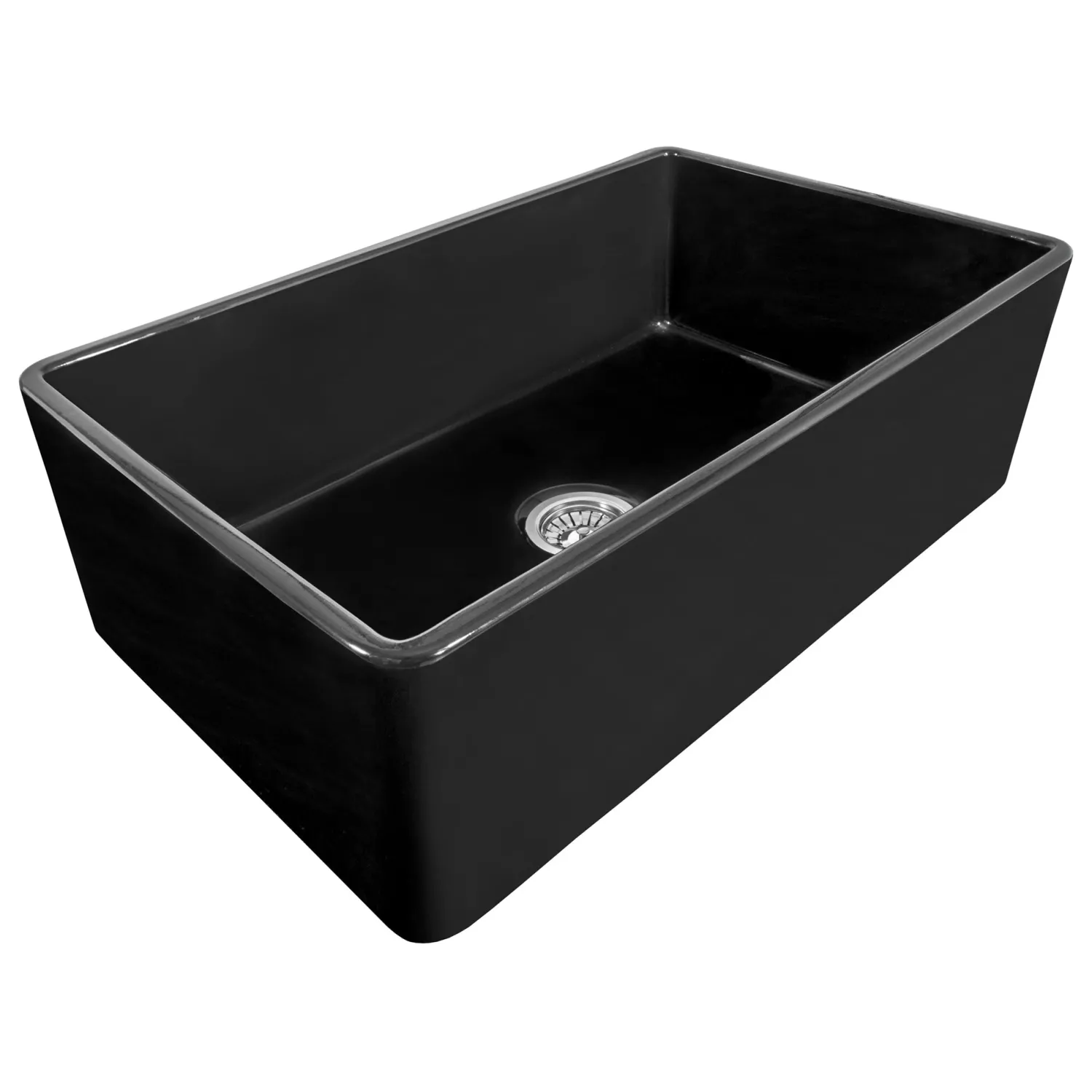 Sale 30 x 20" Fireclay Reversible Farmhouse Apron-Front Kitchen Sink Single Bowl Single Bowl Sinks|Apron Front / Farmhouse Sinks